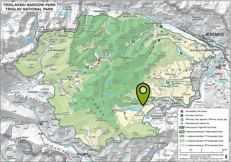 Zemljevi Triglavskega narodnega parka